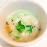 子持ち高菜としめじとかぼちゃの♪美味しいポタージュ